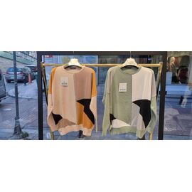 Фотография Свитер женский JL1039 beige р.52-54 "Julia" недорого оптом от прямого поставщика