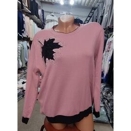 Фотография Свитер женский JL1045 pink р.52-54 "Julia" недорого оптом от прямого поставщика
