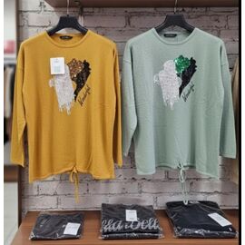 Фотография Свитер женский JL1050 mint р.52-54 "Julia" недорого оптом от прямого поставщика