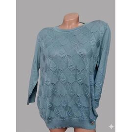 Фотография Свитер женский JL1075 l.blue р.50-52 "Julia" недорого оптом от прямого поставщика