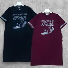 Сукня літня жіноча JL1134 wine р.52-54 "Julia" недорого оптом від прямого постачальника