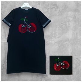 Сукня літня жіноча JL1135 black р.52-54 "Julia" недорого оптом від прямого постачальника