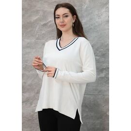 Фотография Свитер женский JL1139 white р.52-54 "Julia" недорого оптом от прямого поставщика