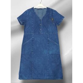 Сукня літня жіноча JL1147 blue р.44-52 "Julia" недорого оптом від прямого постачальника