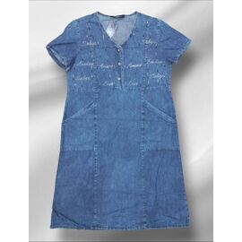 Сукня літня жіноча JL1150 blue р.44-52 "Julia" недорого оптом від прямого постачальника