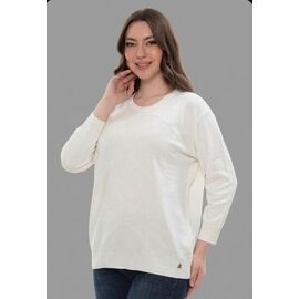 Фотография Свитер женский JL1167 white р.52-54 "Julia" недорого оптом от прямого поставщика