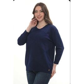 Фотография Свитер женский JL1168 navy р.52-54 "Julia" недорого оптом от прямого поставщика