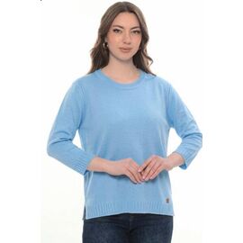 Фотография Свитер женский JL1170 l.blue р.52-54 "Julia" недорого оптом от прямого поставщика