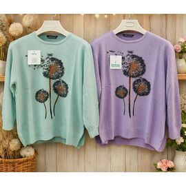 Фотография Свитер женский JL1176 mint р.50-52 "Julia" недорого оптом от прямого поставщика