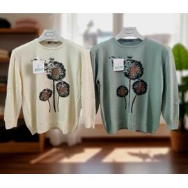 Фотография Свитер женский JL1179 green р.50-52 "Julia" недорого оптом от прямого поставщика