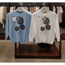 Фотография Свитер женский JL1181 white р.50-52 "Julia" недорого оптом от прямого поставщика