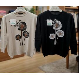 Фотография Свитер женский JL1182 beige р.50-52 "Julia" недорого оптом от прямого поставщика