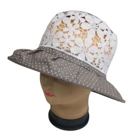 Фотография Панама женская 0723 grey р.56-60 "Mabi" недорого оптом от прямого поставщика