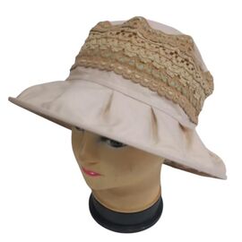 Фотография Панама женская 0725 beige р.56-60 "Mabi" недорого оптом от прямого поставщика