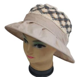 Фотография Панама женская 0726 beige р.56-60 "Mabi" недорого оптом от прямого поставщика