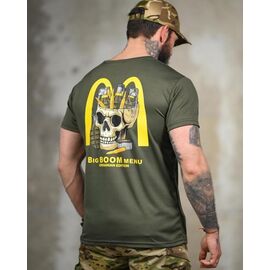 Футболка чоловіча 1362 khaki р.M-3XL "Madoka" недорого оптом від прямого постачальника