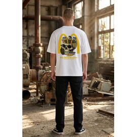 Футболка чоловіча 1382 white р.M-3XL "Madoka" недорого оптом від прямого постачальника