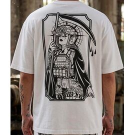 Футболка чоловіча 1385 white р.M-3XL "Madoka" недорого оптом від прямого постачальника