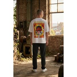 Футболка чоловіча 1392 white р.M-3XL "Madoka" недорого оптом від прямого постачальника