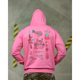 Фотография Худи мужской 1405 pink р.M-3XL "Madoka" недорого оптом от прямого поставщика