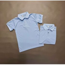 Фотография Футболка детская на мальчика W26922 l.blue р.6-11 "Verton" недорого оптом от прямого поставщика