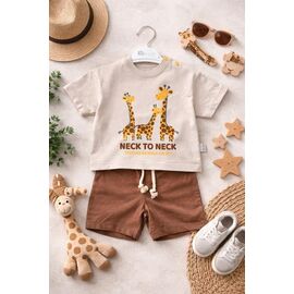 Фотография Костюм детский на мальчика 1395 brown р.0.6-2 "Major" недорого оптом от прямого поставщика