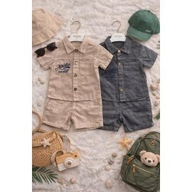 Фотография Костюм детский на мальчика 1289 beige р.0.9-2 "Major" недорого оптом от прямого поставщика