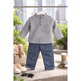 Фотография Костюм детский на мальчика 1110 l.grey р.1-5 "Major" недорого оптом от прямого поставщика