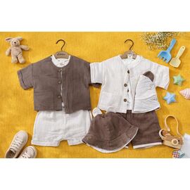 Фотография Костюм детский на мальчика 18011 brown р.0.3-1 "Major" недорого оптом от прямого поставщика