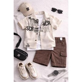 Фотография Костюм детский на мальчика 7069 milk-brown р.2-5 "Major" недорого оптом от прямого поставщика