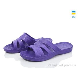 Фотография Шлепки женские облегченные Лето Cross SV007 троянда фіолет (6 пар р.36-41) "Vladimir" недорого оптом от прямого поставщика