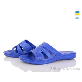 Фотография Шлепки женские облегченные Лето Cross 007 троянда синій (6 пар р.36-41) "Vladimir" недорого оптом от прямого поставщика