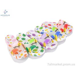 Фотография Шлепки женские облегченные Лето 1326 mix (10 пар р.36-41) "Acorus" недорого оптом от прямого поставщика