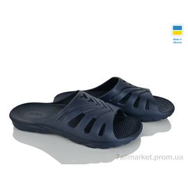 Шльопанці чоловічі пляжні Літо 222-11 синій (8 пар р.40-45) "Alex" недорого оптом від прямого постачальника