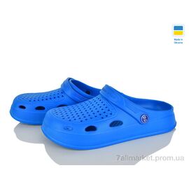 Фотография Кроксы женские летние Лето DS Сабо 8 синій (6 пар р.36-41) "Vladimir" недорого оптом от прямого поставщика