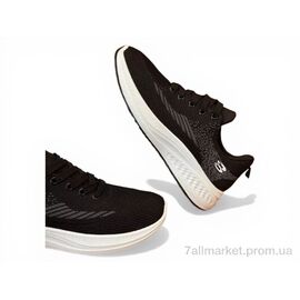 Кросівки чоловічі модні Весна/осінь 1077 black (8 пар р.40-45) "Massmag" недорого оптом від прямого постачальника