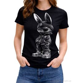 Фотография Футболка женская Лето 251 чорний (5 шт. р.сетка M-3XL) "Алия" недорого оптом от прямого поставщика