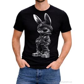 Футболка чоловіча Літо 252 чорний (5 шт. р.сіткаM-3XL) "Алия" недорого оптом від прямого постачальника