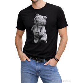 Футболка чоловіча Літо 257 чорний (5 шт. р.сіткаM-3XL) "Алия" недорого оптом від прямого постачальника