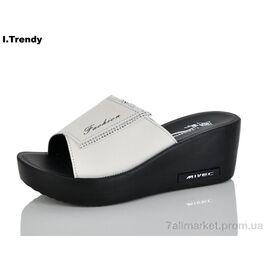 Фотография Шлепки женские облегченные Лето S187-3 (8 пар р.36-41) "Trendy" недорого оптом от прямого поставщика
