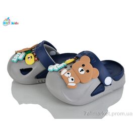 Крокси дитячі літні Літо A9175-1-1 (12 пар р.18-23) "BBT" недорого оптом від прямого постачальника