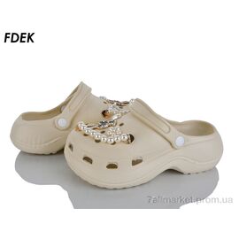 Фотография Кроксы женские летние Лето A9182-2 (12 пар р.36-41) "FDEK" недорого оптом от прямого поставщика