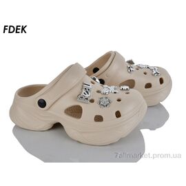 Фотография Кроксы женские летние Лето A9180-2 (12 пар р.36-41) "FDEK" недорого оптом от прямого поставщика