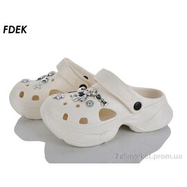 Фотография Кроксы женские летние Лето A9181-1 (12 пар р.36-41) "FDEK" недорого оптом от прямого поставщика