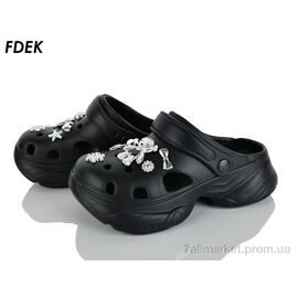 Фотография Кроксы женские летние Лето A9181-3 (12 пар р.36-41) "FDEK" недорого оптом от прямого поставщика