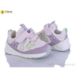 Кросівки дитячі модні Весна/осінь XC1215 фиолет (5 пар р.18-22) "Clibee" недорого оптом від прямого постачальника