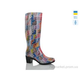 Фотография Резиновая обувь женская Весна/осень B8 (8 пар р.36-41) "Elmob" недорого оптом от прямого поставщика