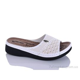 Фотография Шлепки женские облегченные Лето 209 білий к. (6 пар р.37-41) "Sali-2" недорого оптом от прямого поставщика