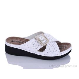 Фотография Шлепки женские облегченные Лето 209-80 білий к. (6 пар р.37-41) "Sali-2" недорого оптом от прямого поставщика