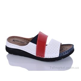 Фотография Шлепки женские облегченные Лето 203-43 червоний к. (6 пар р.37-41) "Sali-2" недорого оптом от прямого поставщика
